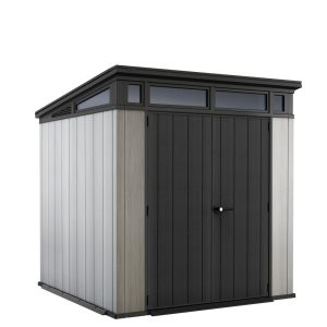 CASETTA ADDOSSABILE IN DUOTECH VERNICIABILE DIM.ESTERNE CM. 214x218x226h